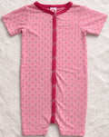 KATVIG - Strampler - mit Muster - Mädchen - rosa Gr. 80 - neuwertig