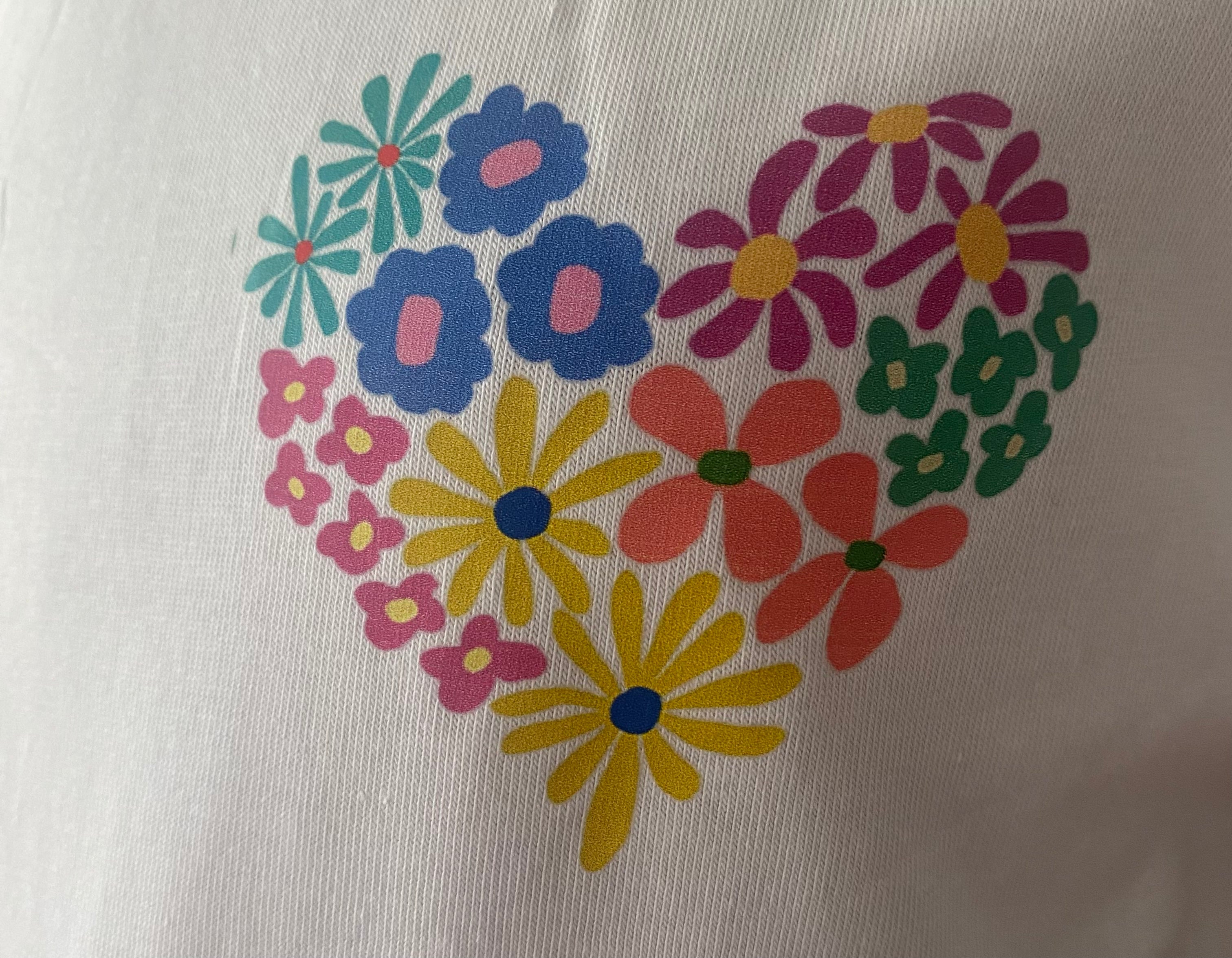 MINI MIGNON PARIS Mädchen T-Shirt weiß mit Druck - Gr. 104 - 164 -  Made in Italy - Neu mit Etikett
