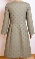 Noa Noa - Kleid - Vintage mit Muster - grün - Mädchen - Gr. 116 - neuwertig