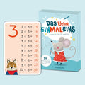 Einmaleinskarten mit Zahlenreihen 1-10 inkl. Lerntipps & Übungen "Das kleine Einmaleins" - Made in Deutschland - NEU &  OVP