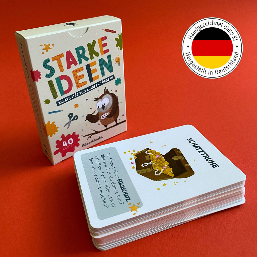 Kreativkarten Kinder Set Starke Ideen 40 Karten Made in Germany Kreativität fördern