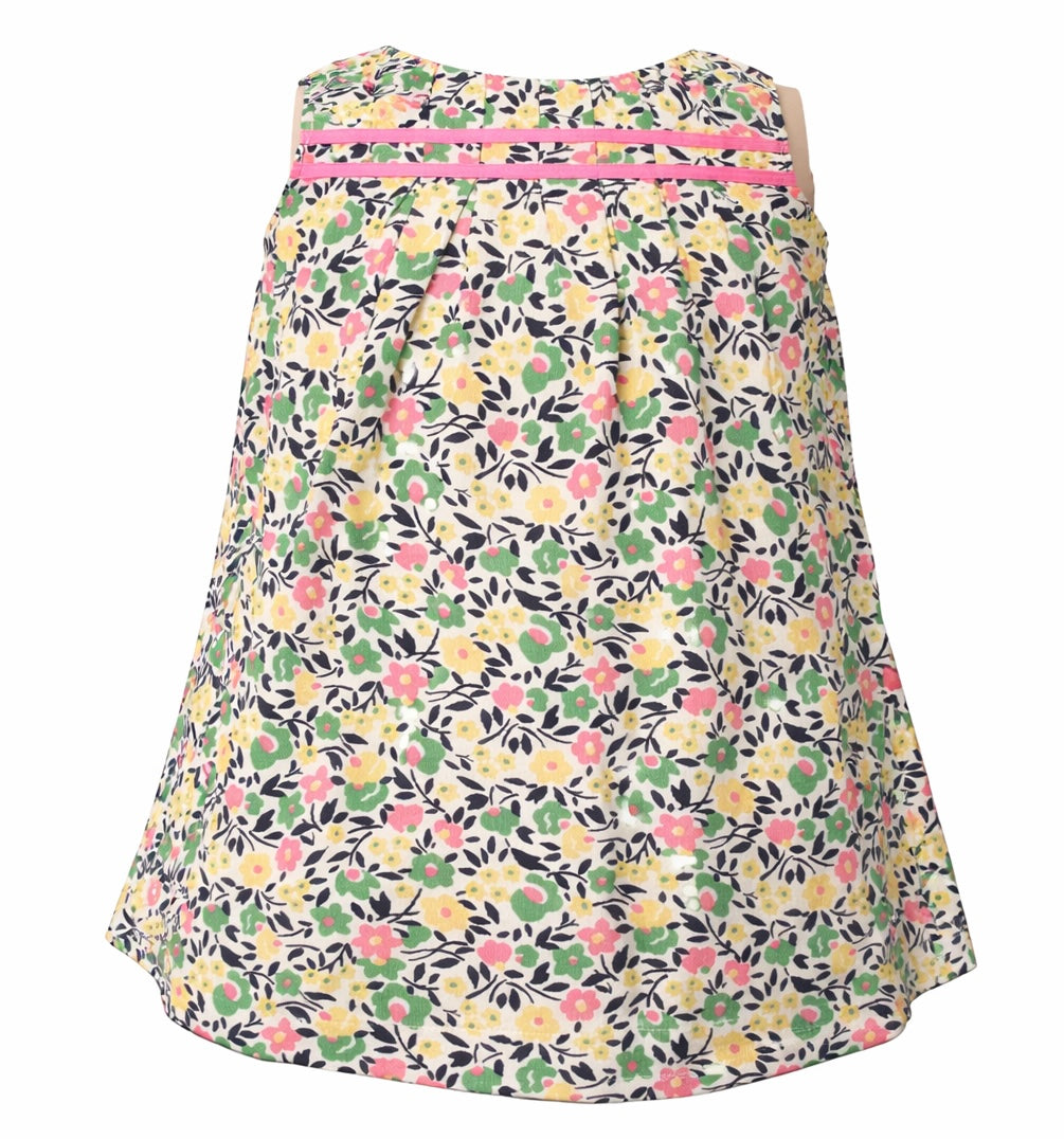 BABY BODEN Kleid  mit Muster Mädchen bunt Gr. 80 - neuwertig