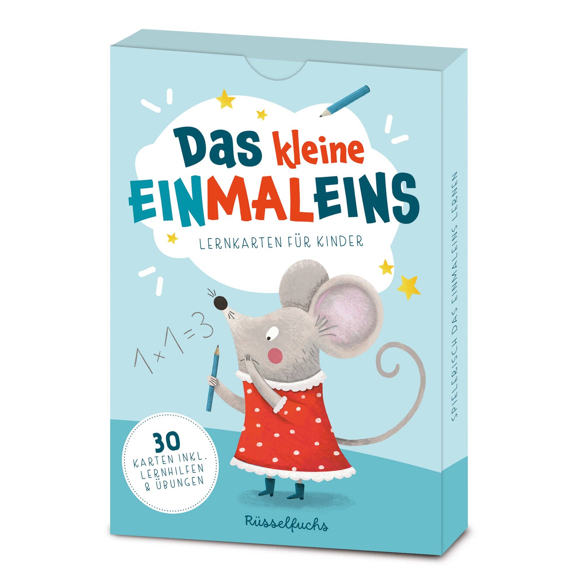 Einmaleinskarten mit Zahlenreihen 1-10 inkl. Lerntipps & Übungen "Das kleine Einmaleins" - Made in Deutschland - NEU &  OVP