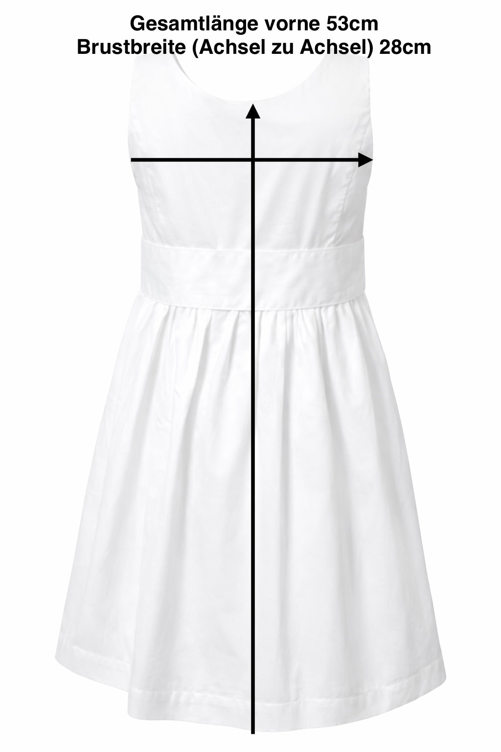 Vertbaudet - Kleid (festlich) - weiß - Mädchen - Gr. 98 - neuwertig