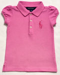 Original Ralph Lauren - Poloshirt - Pink Big Pony - Mädchen - Gr. 80 - sehr gut