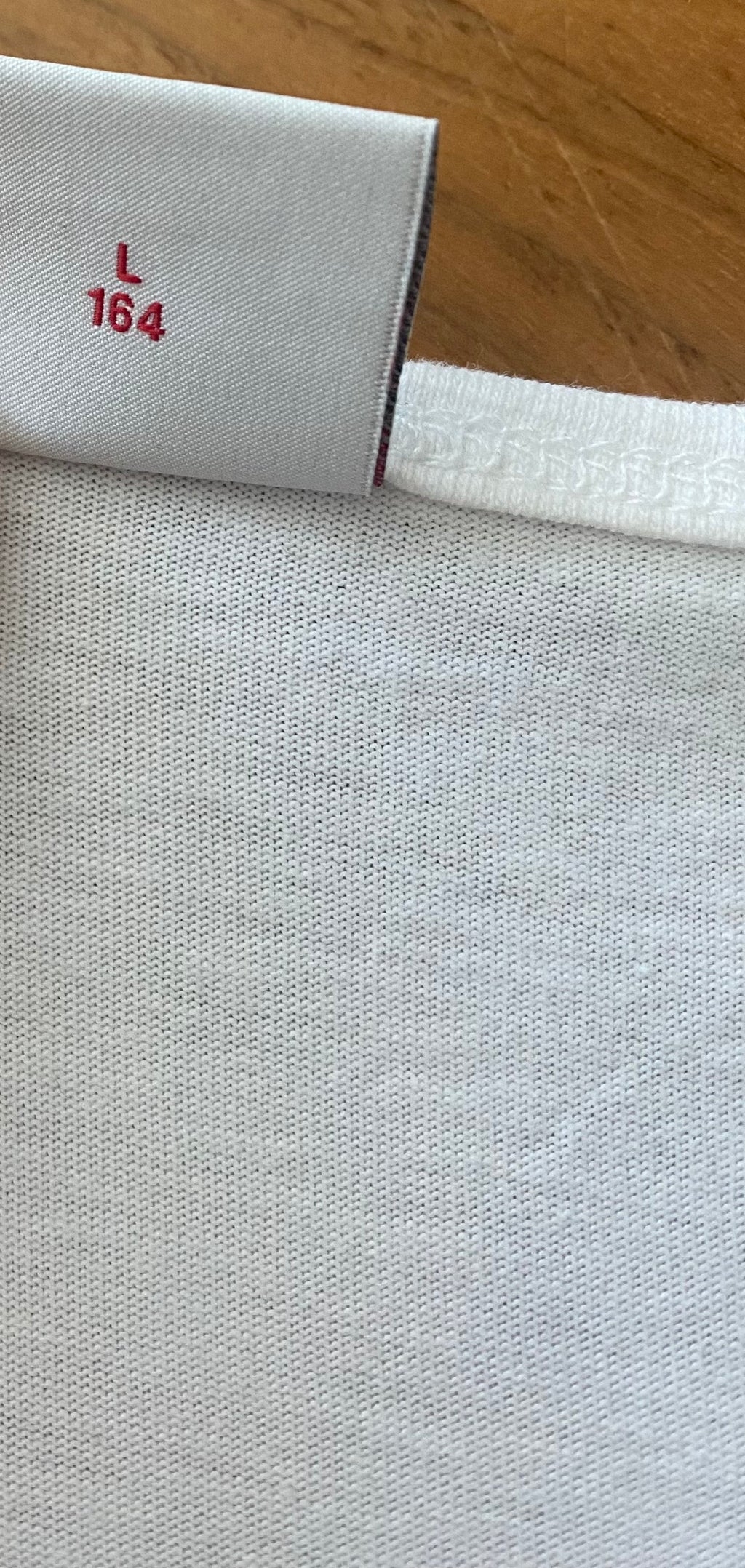 S. Oliver Mädchen-Shirt weiß mit Frontprint – Gr. 164 - sehr gut