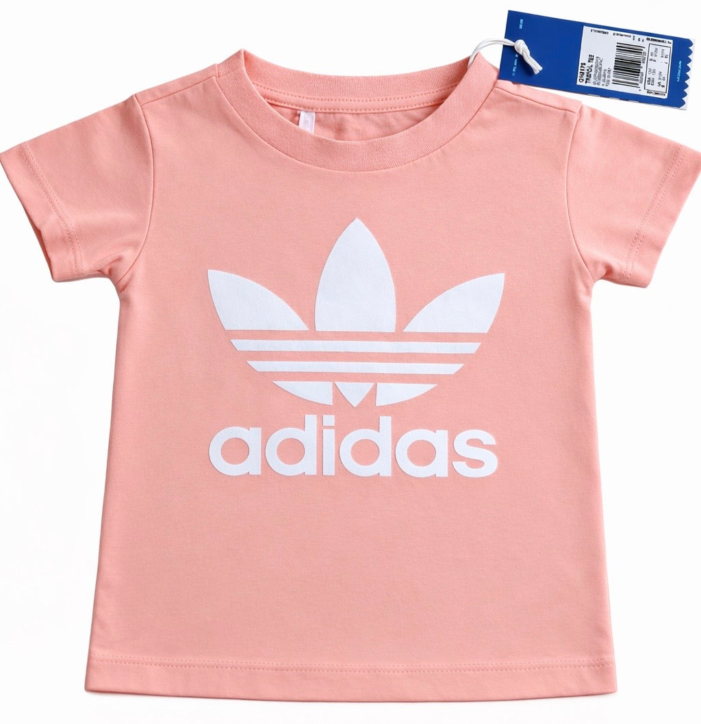 ADIDAS Originals - T-Shirt mit Druck - orange Gr. 80 - Neu - mit Etikett