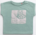 S. Oliver T-Shirt  mit Druck mint  Gr. 68 - neuwertig