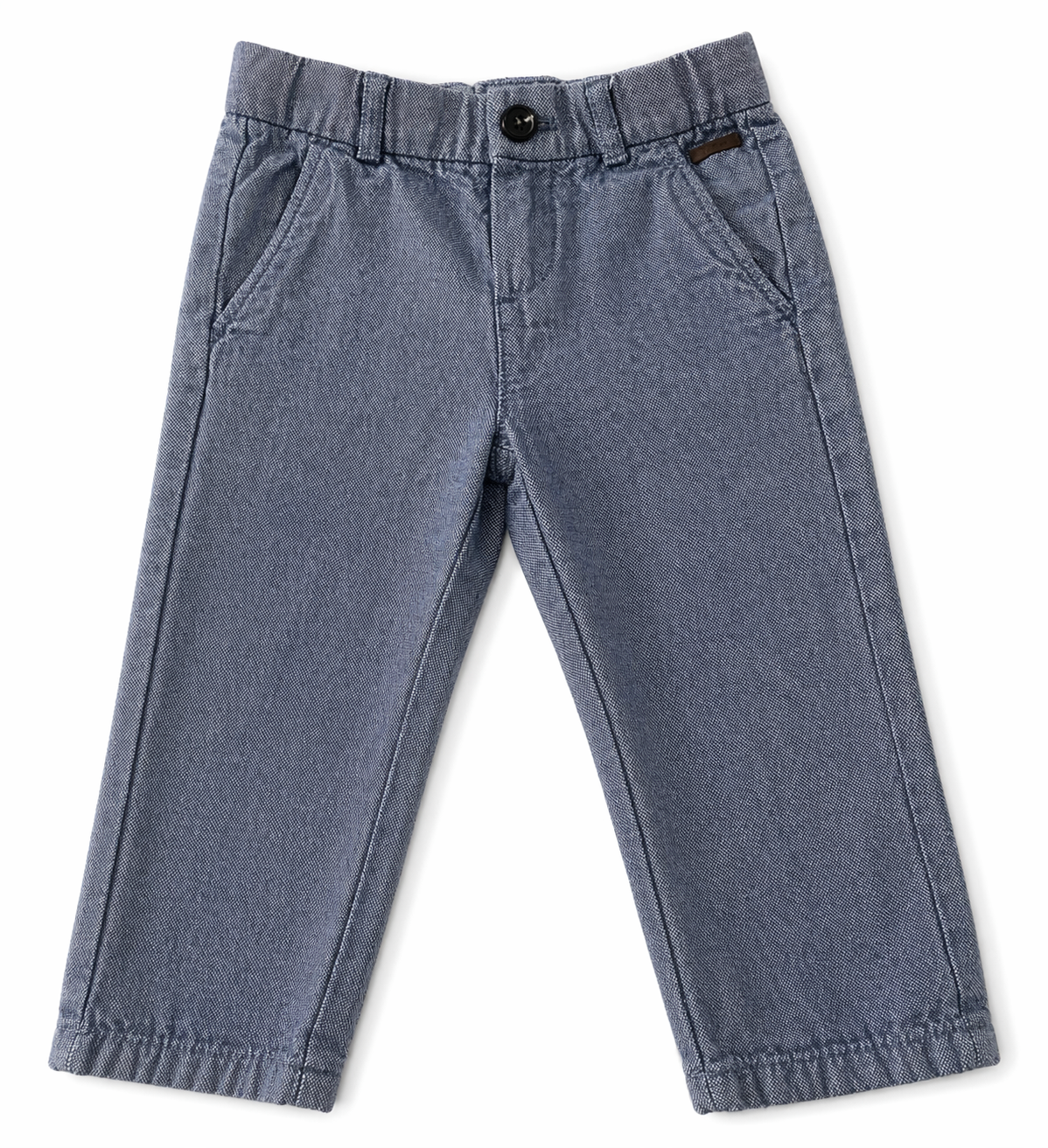 Kinder Hose grau Chino Stil Größe 98 Vorderansicht freigestellt