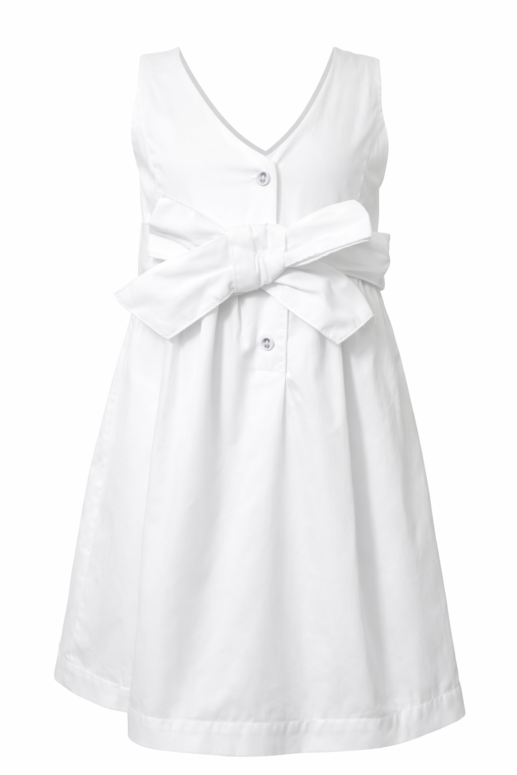 Vertbaudet - Kleid (festlich) - weiß - Mädchen - Gr. 98 - neuwertig