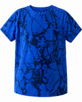 Primark T-Shirt dunkelblau mit Print Gr. 116 - sehr gut