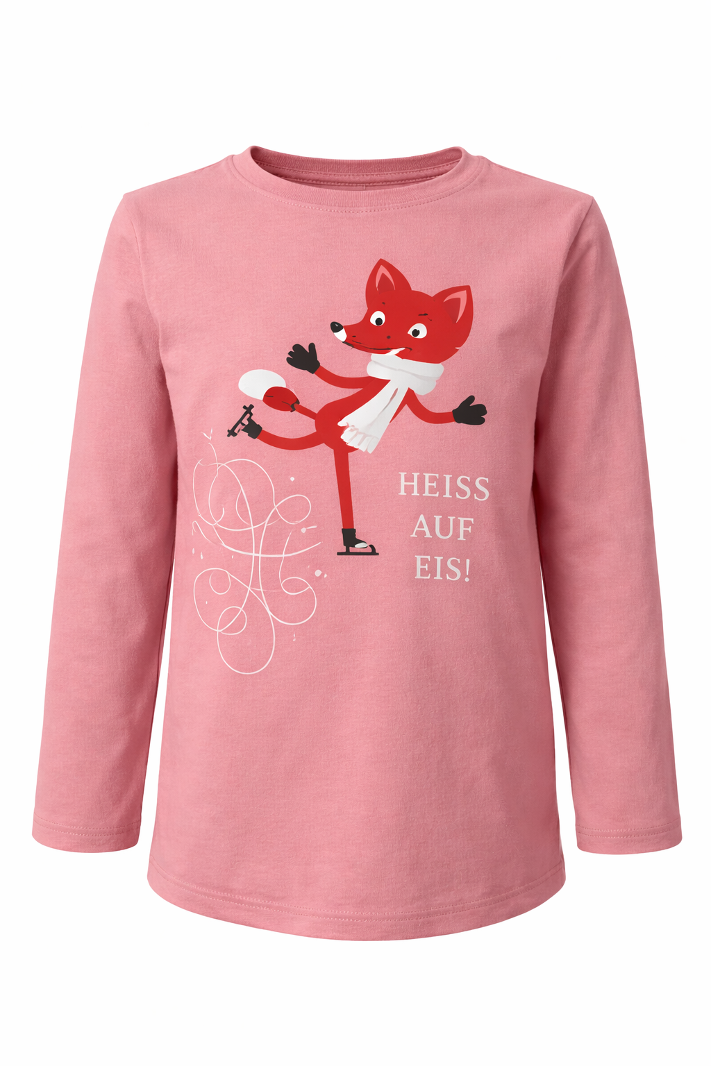 Jako-o - LA Shirt - mit Druck - alt-rosa - Mädchen -  Gr. 116 - neuwertig
