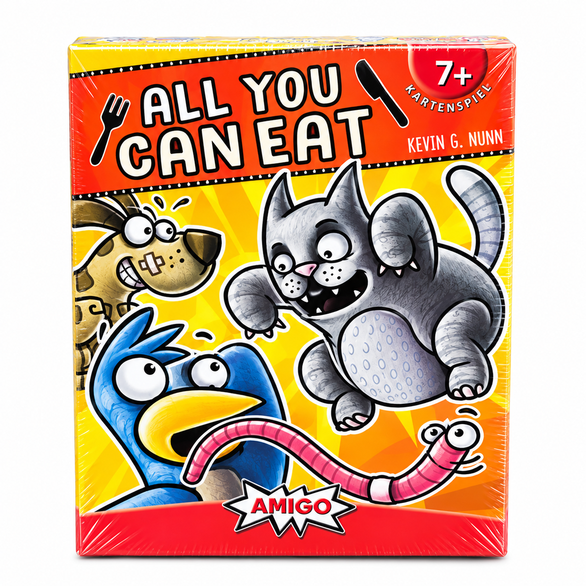 Amigo All You Can Eat Kartenspiel für Kinder ab 7 Jahren Vorderseite