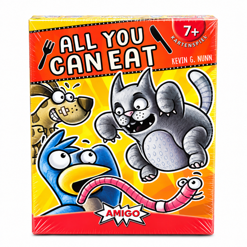 Amigo All You Can Eat Kartenspiel für Kinder ab 7 Jahren Vorderseite