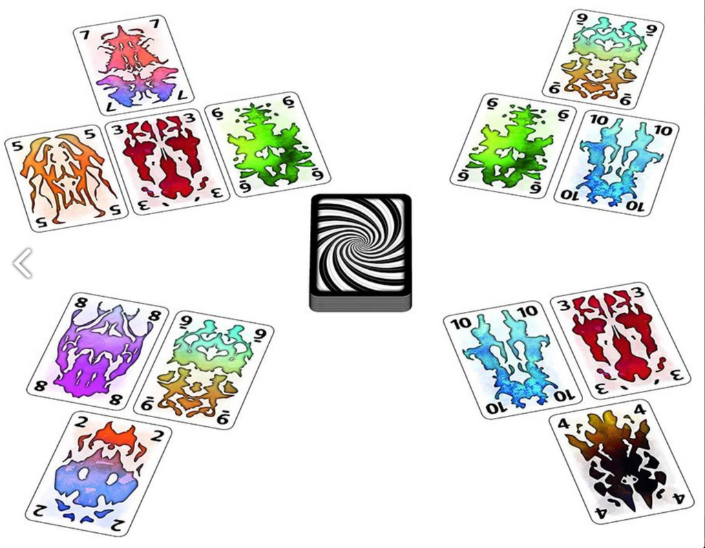 Detailansicht des Amigo Paaranoia Kartenspiels mit Spielbeschreibung, 55 Spielkarten und Spielanleitung