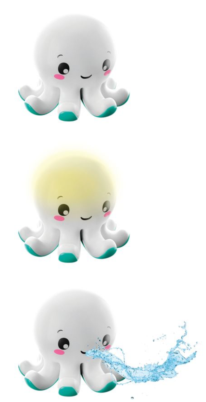 Baby Clementoni 59233 - Baby-Octopus, Badespielzeug - Neu & ungeöffnet