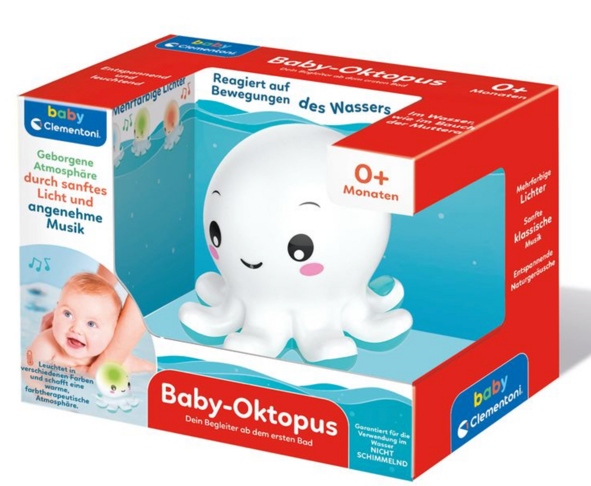 Baby Clementoni 59233 - Baby-Octopus, Badespielzeug - Neu & ungeöffnet