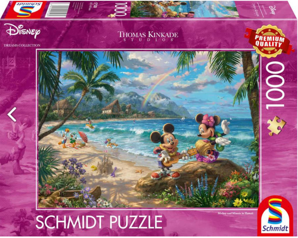 Disney Mickey und Minnie in Hawaii 1000 Teile Puzzle von Schmidt in Originalverpackung