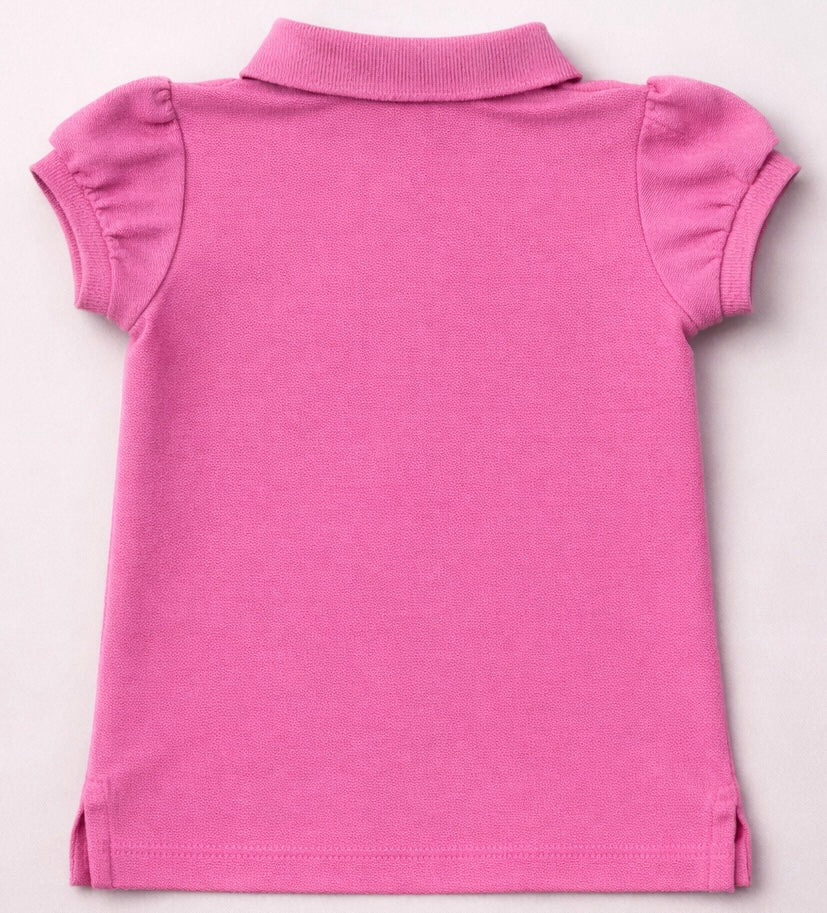 Original Ralph Lauren - Poloshirt - Pink Big Pony - Mädchen - Gr. 80 - sehr gut