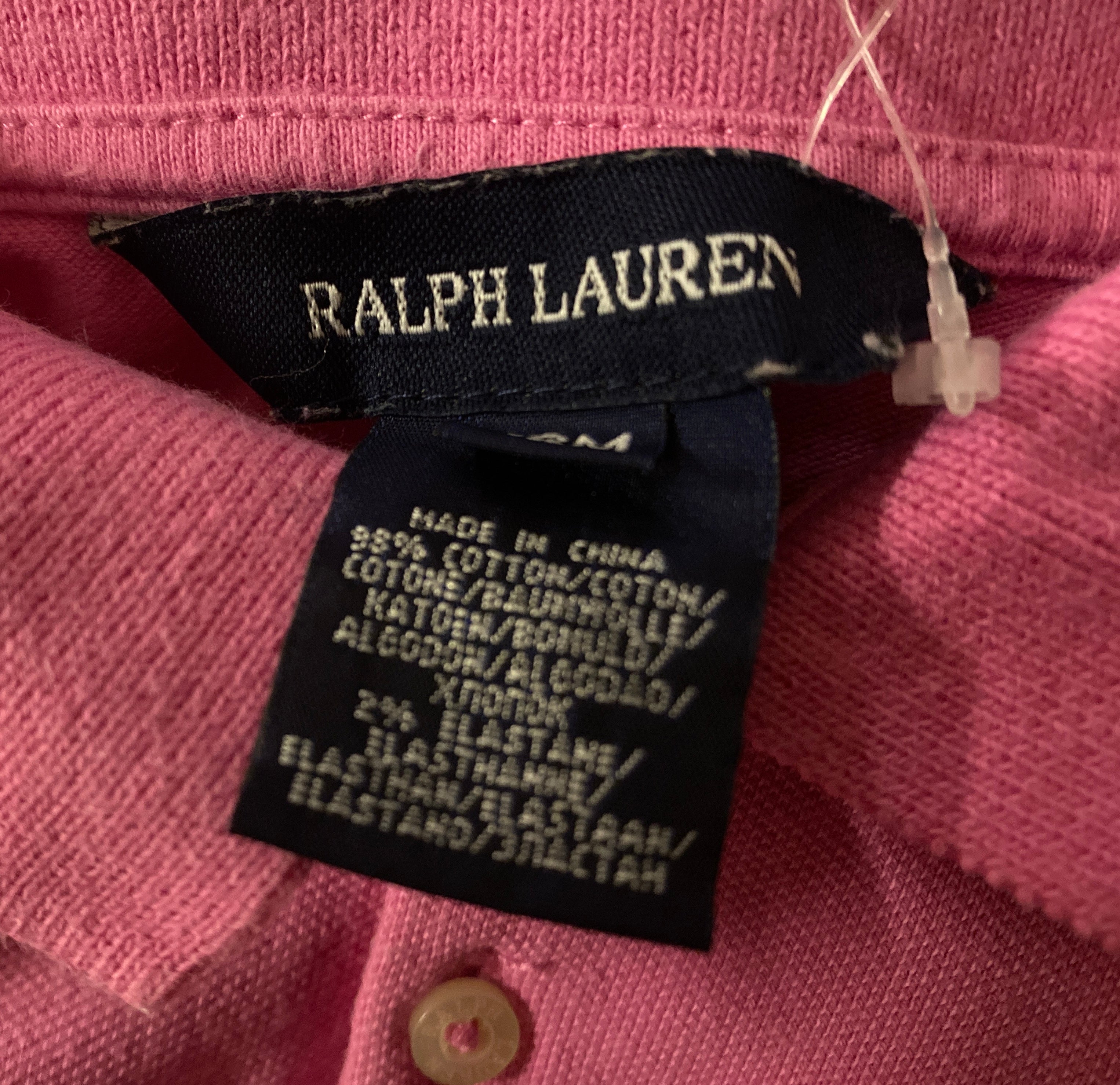 Original Ralph Lauren - Poloshirt - Pink Big Pony - Mädchen - Gr. 80 - sehr gut
