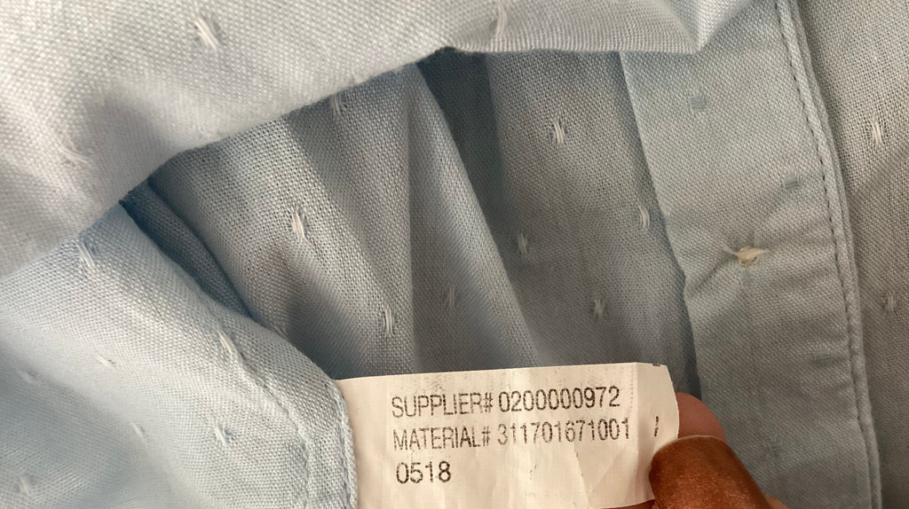 Polo Ralph Lauren - Bluse mit Rüschen - Mädchen - hellblau Gr. 104 - neuwertig