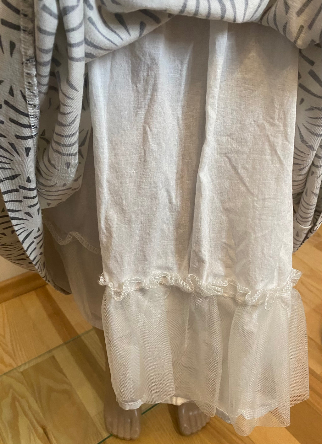 S. Oliver - Kleid (festlich) mit Muster - bunt - Mädchen - Gr. 128 - neuwertig