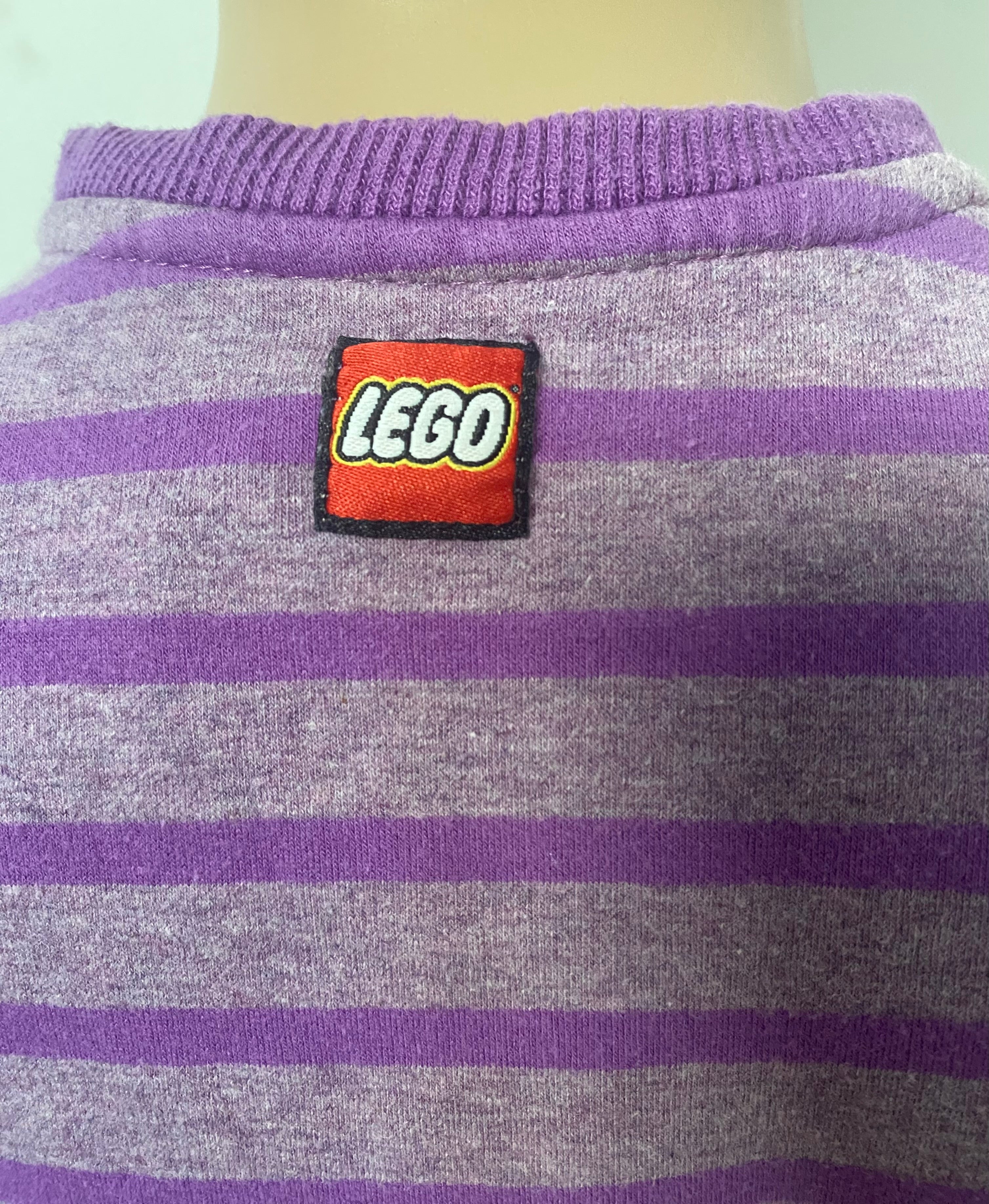 LEGO WEAR - Hoodie/Sweater/Pullover - lila mit Druck - Mädchen - Gr. 86 - sehr gut