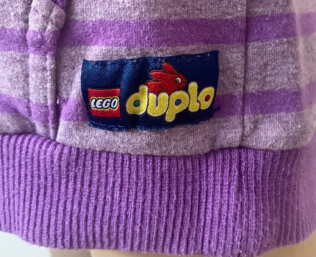 LEGO WEAR - Hoodie/Sweater/Pullover - lila mit Druck - Mädchen - Gr. 86 - sehr gut