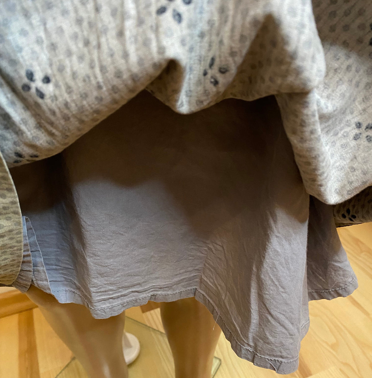 Noa Noa Mädchen Kleid in Grün mit Muster Größe 116 mit Unterrock