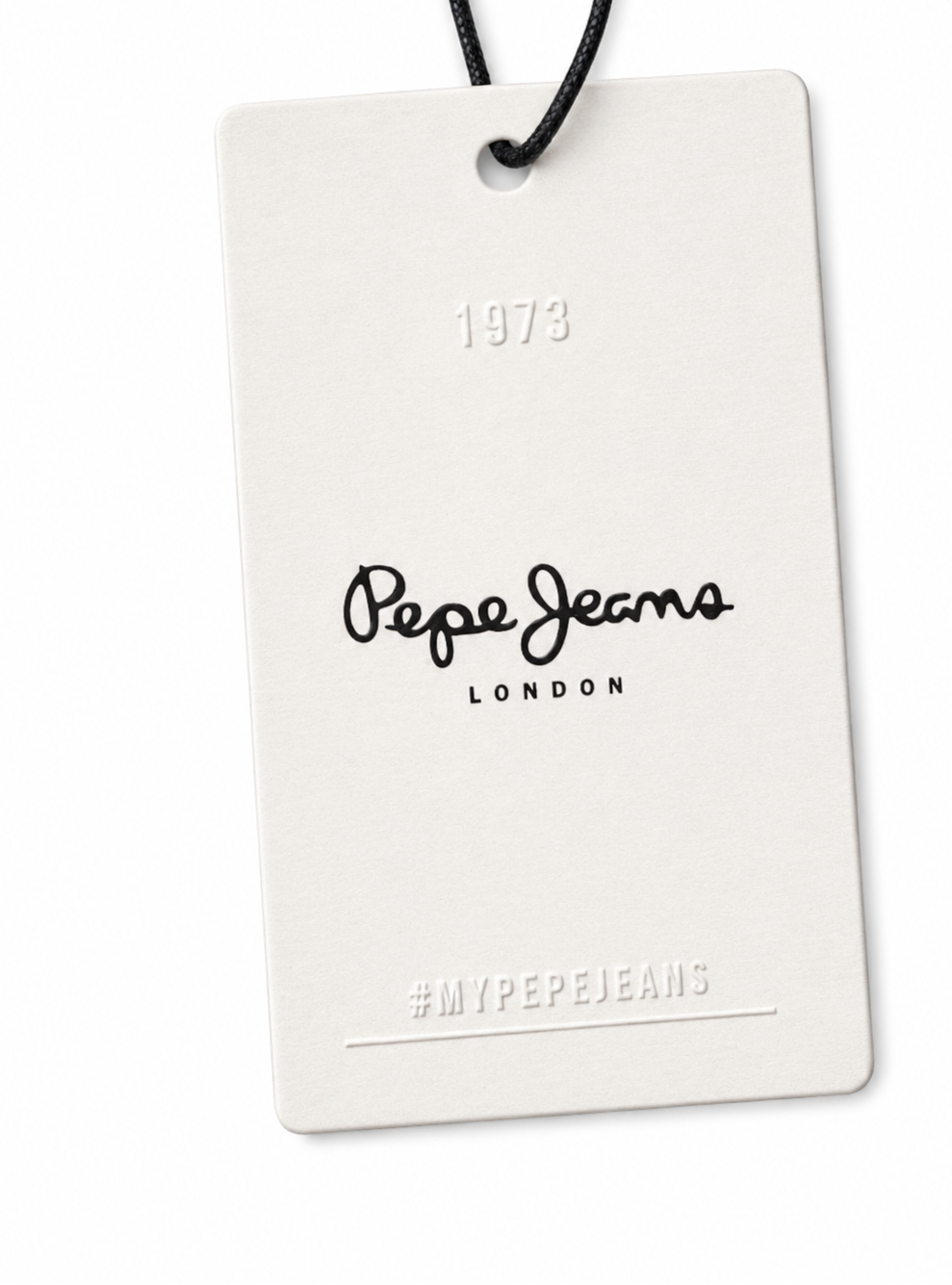 Pepe Jeans Markenanhänger mit 1973, Pepe Jeans London und #MYPEPEJEANS