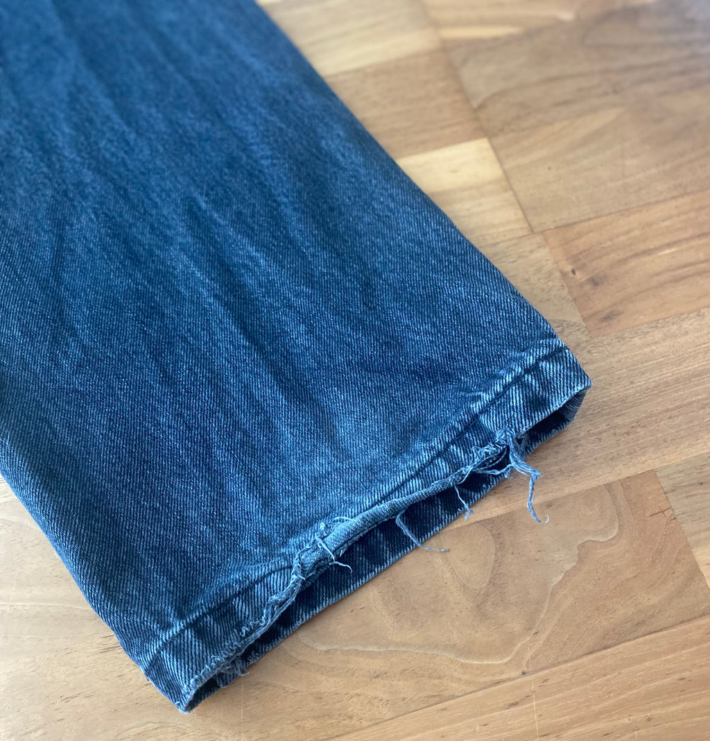 Original Tommy Hilfiger Girls schwarz Jeans straight W27 x  L32 - sehr gut