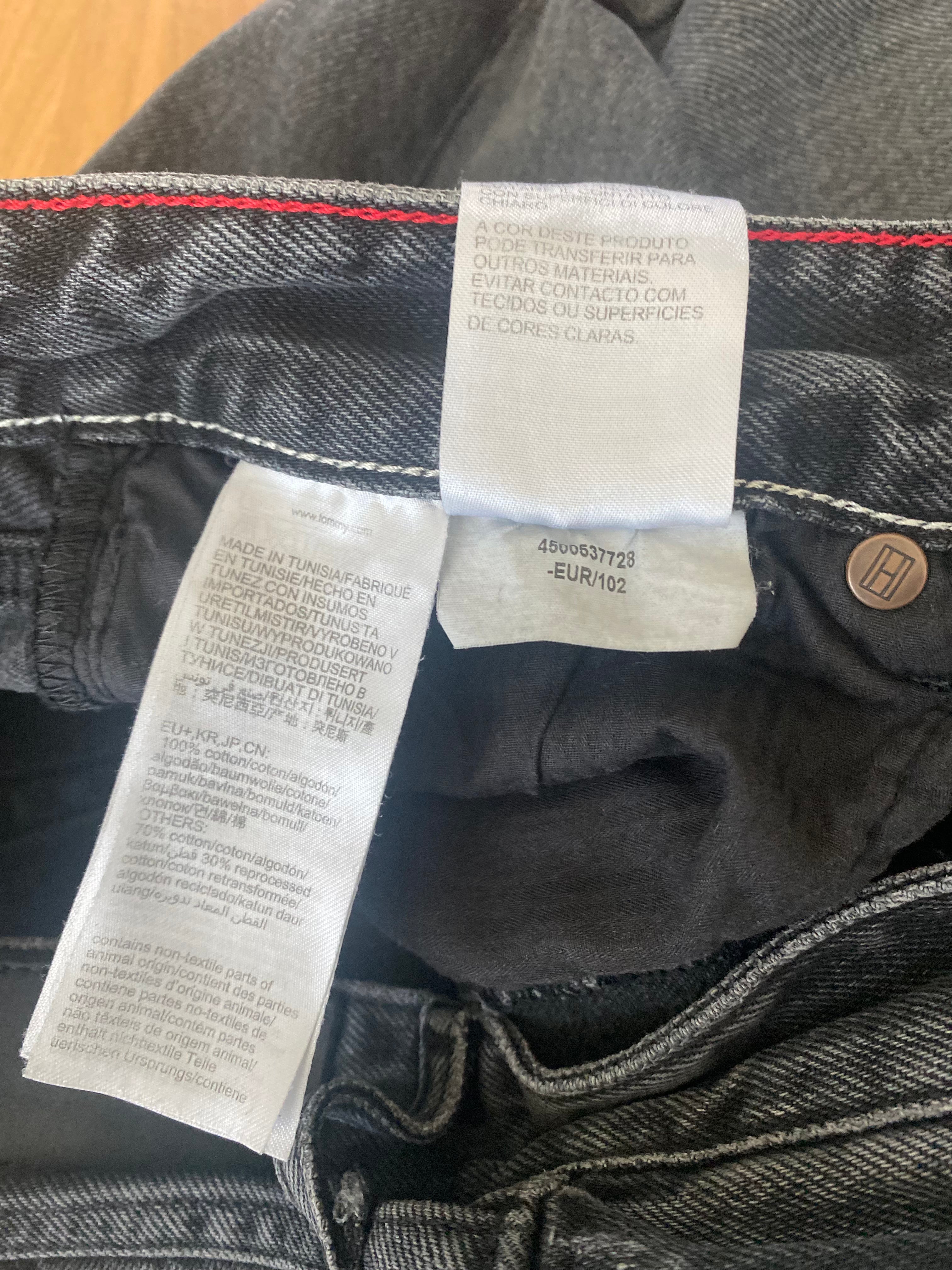 Original Tommy Hilfiger Girls schwarz Jeans straight W27 x  L32 - sehr gut