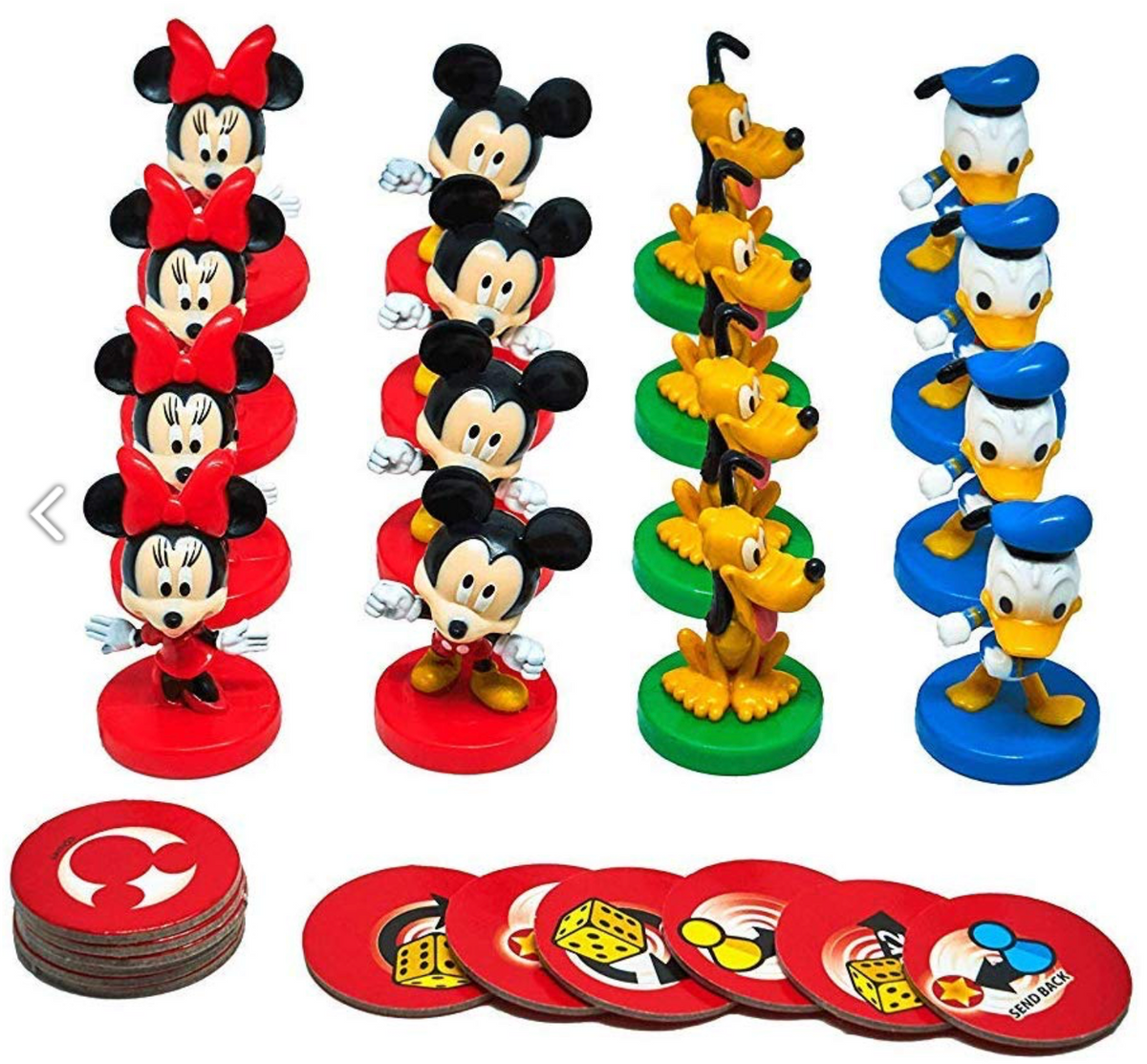 16 Disney 3D-Spielfiguren und Booster-Münzen für das Wer hat die 6 Brettspiel