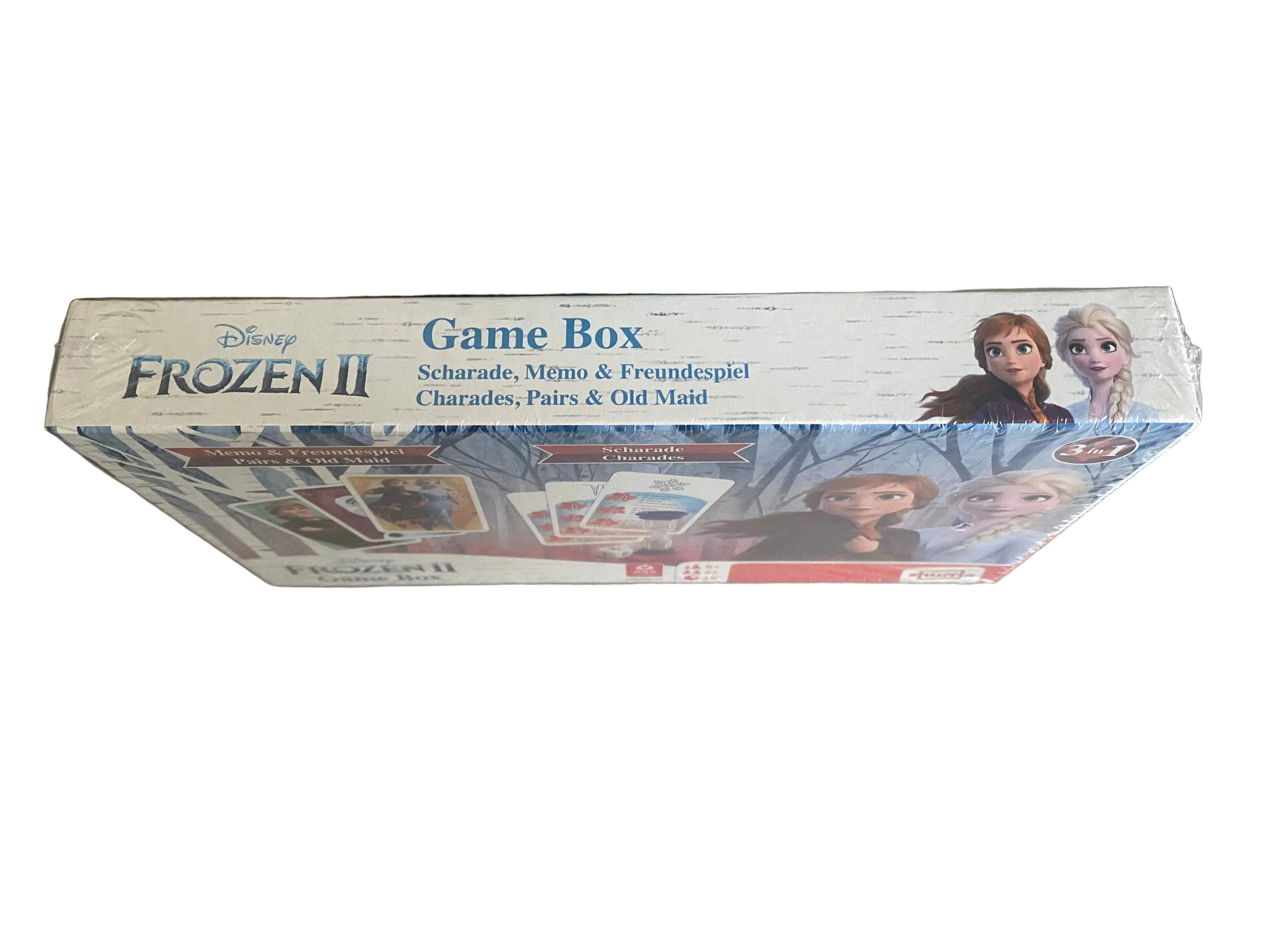 Disney FROZEN II Game Box 3 in 1 – Oberseite der Spielebox
