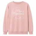 Mädchen Sweatshirt rosa von Pepe Jeans mit Miss Happiness Print – bequemer Pullover für Kinder
